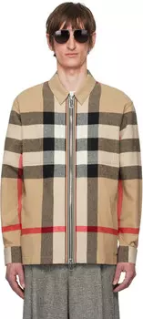 Бежевая гаагская рубашка Burberry
