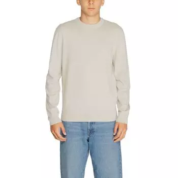 Бежевая хлопковая футболка Hugo Boss