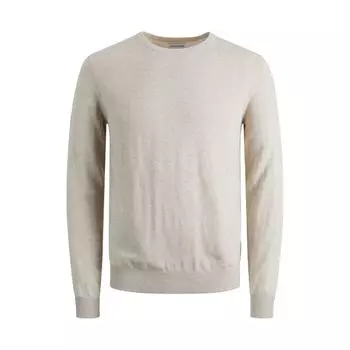Бежевая хлопковая футболка Jack & Jones