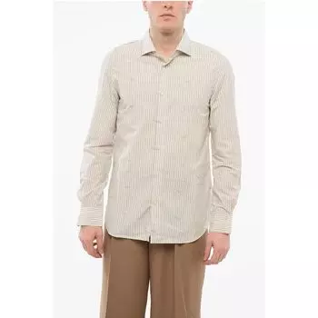 Бежевая хлопковая рубашка Armani, Beige