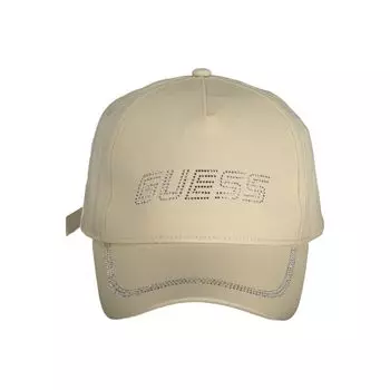 Бежевая хлопковая шляпа Guess Shoes