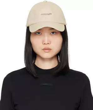 Бежевая кепка La Casa 'La casquette Gadjo' JACQUEMUS, светло-серый