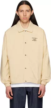 Бежевая куртка 'La Veste Slogan' Drôle De Monsieur