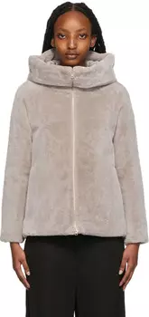 Бежевая куртка из полиэстера Herno