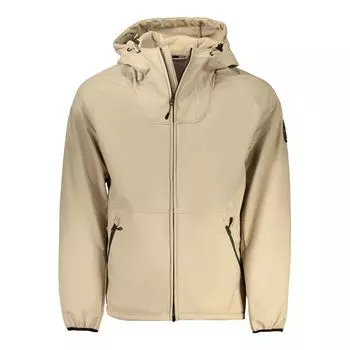 Бежевая куртка из полиэстера Napapijri