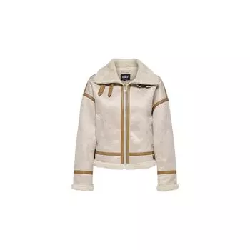 Бежевая куртка из полиэстера ONLY