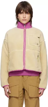 Бежевая куртка с экстремальным ворсом The North Face