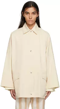 Бежевая куртка с заклепками Totme