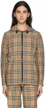 Бежевая куртка в клетку Everton Burberry