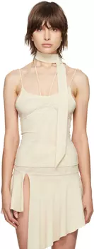 Бежевая майка Body Form ORIENS