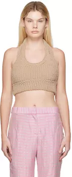 Бежевая майка 'La Maille Nuvola' Jacquemus