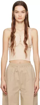 Бежевая майка Sunny WYNN HAMLYN