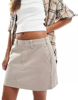 Бежевая мини-юбка Dickies Meriden