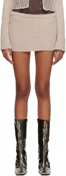 Бежевая мини-юбка Maru Miista