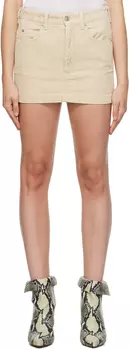 Бежевая мини-юбка Rania Isabel Marant Etoile