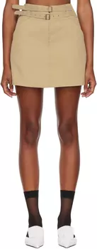 Бежевая мини-юбка Rhee BONBOM