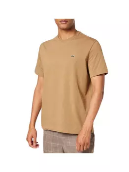 Бежевая мужская футболка Lacoste