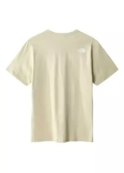 Бежевая мужская футболка с круглым вырезом The North Face