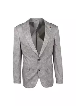 Бежевая мужская куртка Slim Fit Beymen Business