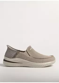 Бежевая мужская повседневная обувь Skechers