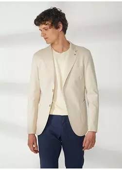 Бежевая мужская приталенная летняя куртка с длинными карманами A262ALAN60JR018- AT.P.CO, бежевый