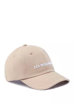 Бежевая мужская шляпа с логотипом Les Benjamins