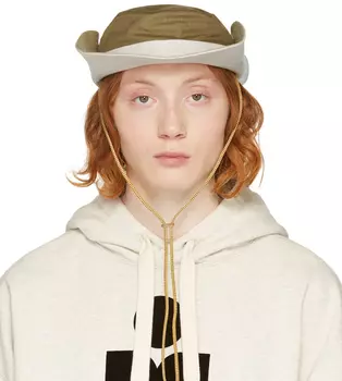 Бежевая панама Cavianoh из плотной ткани Isabel Marant