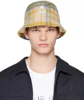 Бежевая панама в клетку Isabel Marant