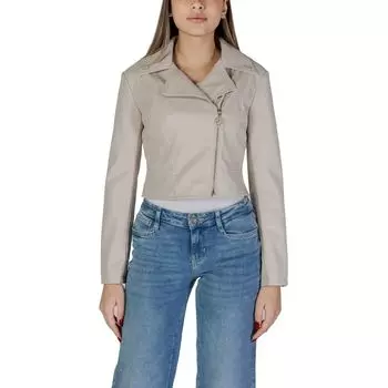 Бежевая полиэтиленовая куртка GUESS