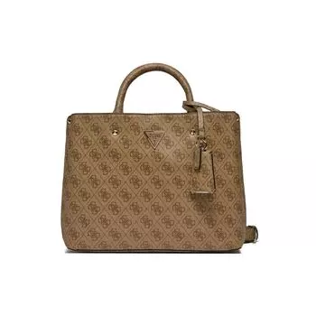 Бежевая полиэтиленовая сумка GUESS