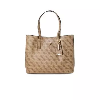 Бежевая полиэтиленовая сумка GUESS