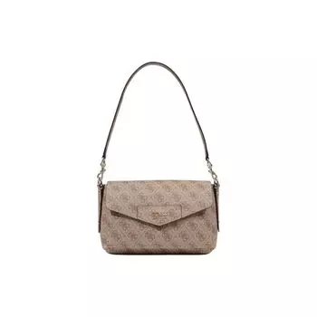 Бежевая полиэтиленовая сумка GUESS