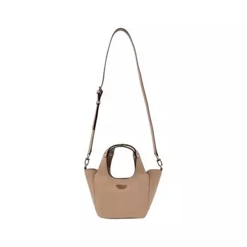 Бежевая полиэтиленовая сумка GUESS