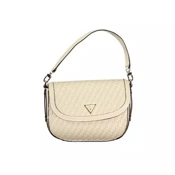 Бежевая полиэтиленовая сумка Guess Shoes