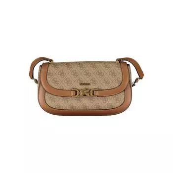 Бежевая полиэтиленовая сумка Guess Shoes