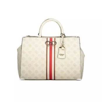 Бежевая полиэтиленовая сумка Guess Shoes