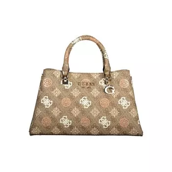 Бежевая полиэтиленовая сумка Guess Shoes