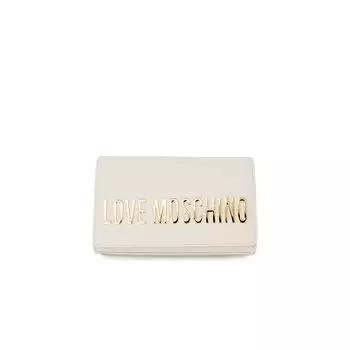 Бежевая полиэтиленовая сумка LOVE MOSCHINO