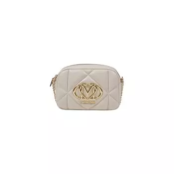 Бежевая полиэтиленовая сумка LOVE MOSCHINO