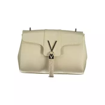 Бежевая полиэтиленовая сумка Valentino Bags