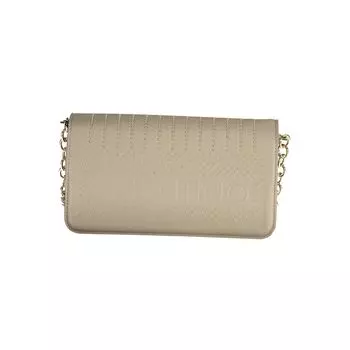 Бежевая полиэтиленовая сумка Valentino Bags