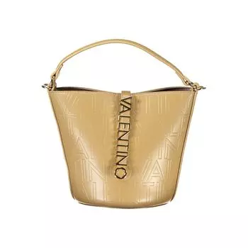 Бежевая полиэтиленовая сумка Valentino Bags