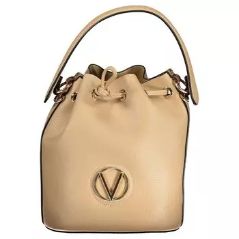 Бежевая полиэтиленовая сумка Valentino Bags