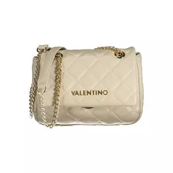 Бежевая полиэтиленовая сумка Valentino Bags