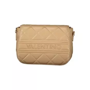 Бежевая полиэтиленовая сумка Valentino Bags