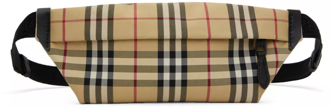 Бежевая поясная сумка Stevie Burberry, цвет Archive beige