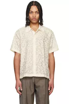 Бежевая праздничная рубашка mfpen