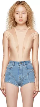 Бежевая пудра для моделирования боди Illusion Mugler