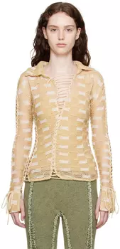 Бежевая расширяемая рубашка Isa Boulder