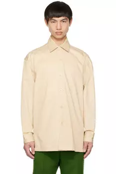 Бежевая рубашка «Ami Paris France»